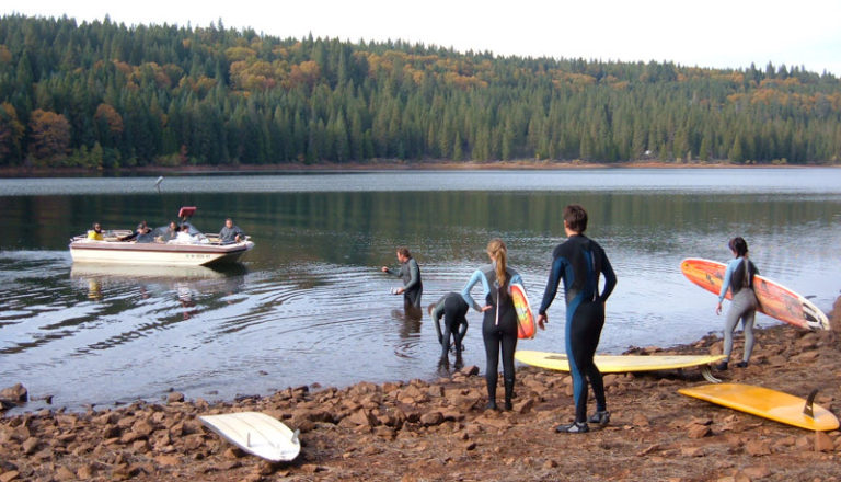 Alpine lake shoot.